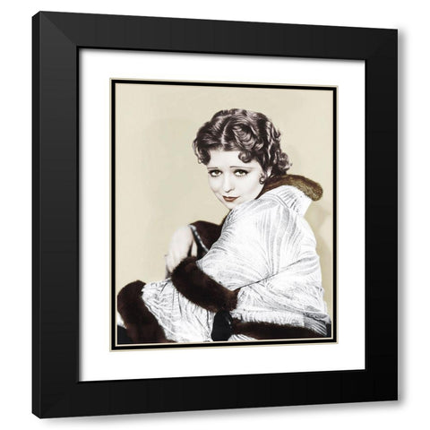 Clara Bow - The Savage Black Modern Wood Framed Art Print with Double Matting by Hollywood Photo Archive