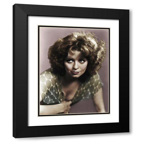 Clara Bow - The Savage Black Modern Wood Framed Art Print with Double Matting by Hollywood Photo Archive