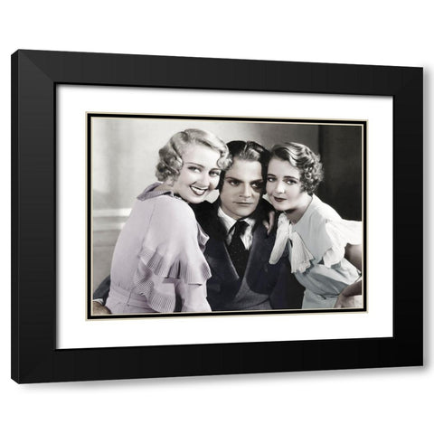 James Cagney - Footlight Parade Black Modern Wood Framed Art Print with Double Matting by Hollywood Photo Archive