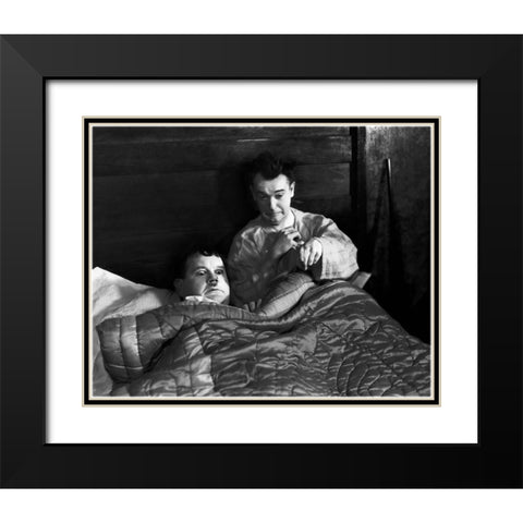 Laurel and Hardy - Chump at Oxford Black Modern Wood Framed Art Print with Double Matting by Hollywood Photo Archive