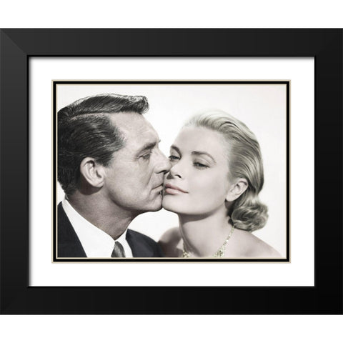 Cary Grant - To Catch a Thief Black Modern Wood Framed Art Print with Double Matting by Hollywood Photo Archive
