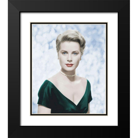 Grace Kelly - The Country Girl Black Modern Wood Framed Art Print with Double Matting by Hollywood Photo Archive
