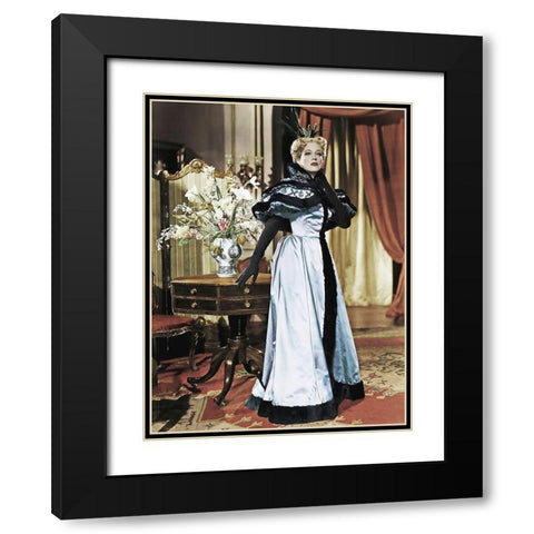 Hildegard Knef  - Svengali Black Modern Wood Framed Art Print with Double Matting by Hollywood Photo Archive
