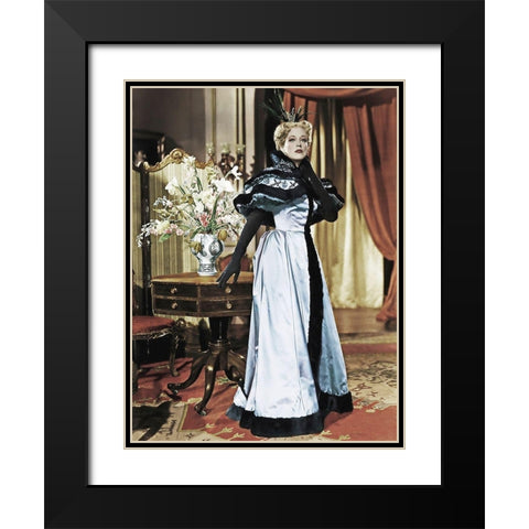 Hildegard Knef  - Svengali Black Modern Wood Framed Art Print with Double Matting by Hollywood Photo Archive