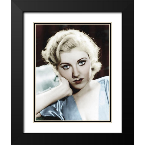 Jacquelyn Allen Black Modern Wood Framed Art Print with Double Matting by Hollywood Photo Archive