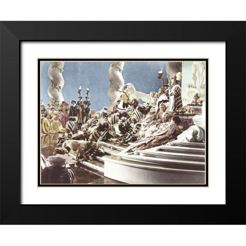 James Cagney Black Modern Wood Framed Art Print with Double Matting by Hollywood Photo Archive