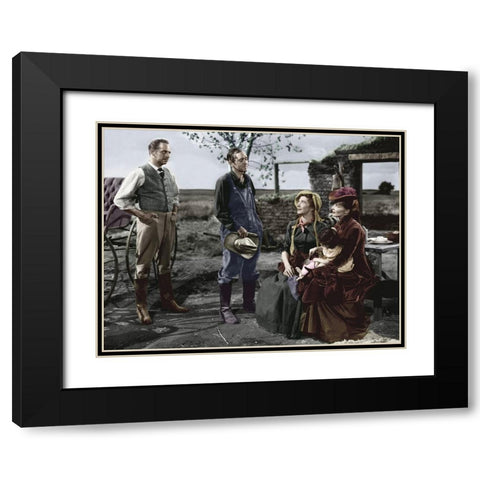 Katharine Hepburn - The Sea of Grass Black Modern Wood Framed Art Print with Double Matting by Hollywood Photo Archive