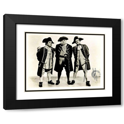 Abbott and Costello - Promotional Still  - Captain Kidd Black Modern Wood Framed Art Print with Double Matting by Hollywood Photo Archive