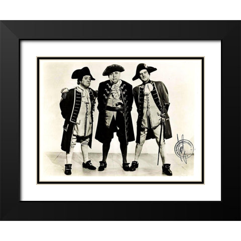 Abbott and Costello - Promotional Still  - Captain Kidd Black Modern Wood Framed Art Print with Double Matting by Hollywood Photo Archive