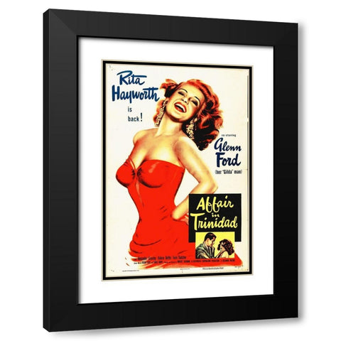 Affair In Trindad Black Modern Wood Framed Art Print with Double Matting by Hollywood Photo Archive