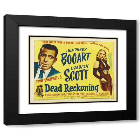 Dead Reckoning Black Modern Wood Framed Art Print with Double Matting by Hollywood Photo Archive