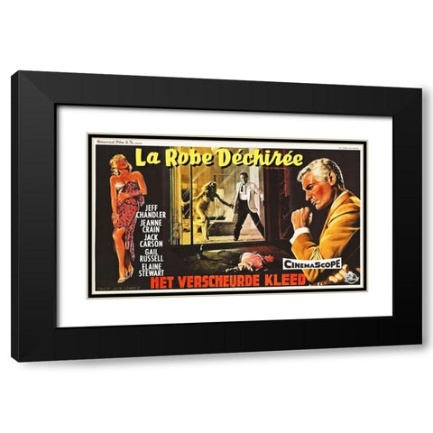 Dutch - The Tattered Dress Black Modern Wood Framed Art Print with Double Matting by Hollywood Photo Archive
