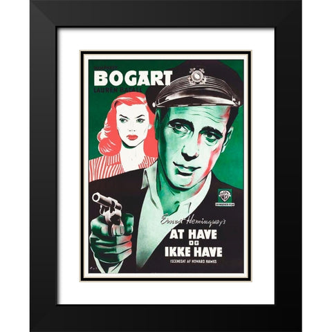 Dutch - To Have And Have Not Black Modern Wood Framed Art Print with Double Matting by Hollywood Photo Archive