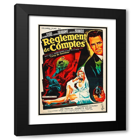 French - Big Heat Black Modern Wood Framed Art Print with Double Matting by Hollywood Photo Archive