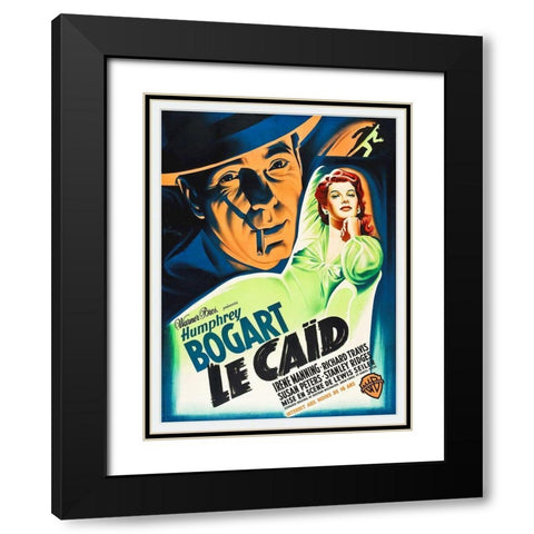 French - Big Shot Black Modern Wood Framed Art Print with Double Matting by Hollywood Photo Archive