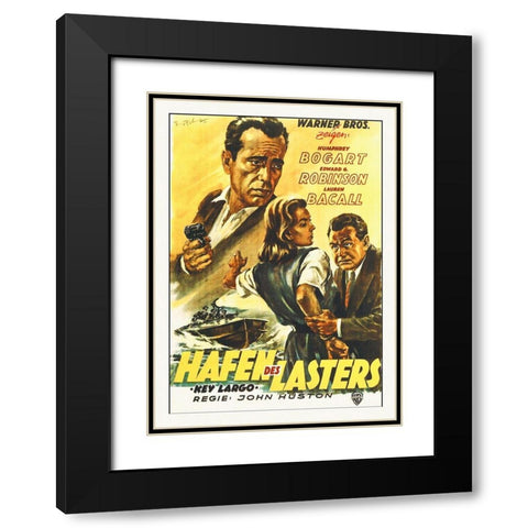Key Largo Black Modern Wood Framed Art Print with Double Matting by Hollywood Photo Archive