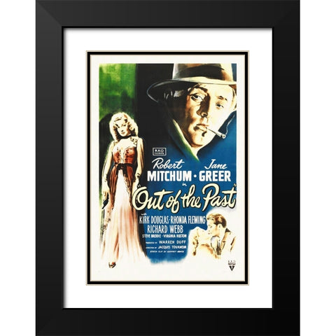 Out Of The Past Black Modern Wood Framed Art Print with Double Matting by Hollywood Photo Archive