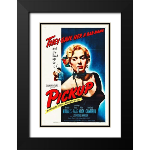 Pickup Black Modern Wood Framed Art Print with Double Matting by Hollywood Photo Archive