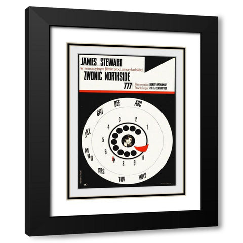 Polish - Call Northside 777 Black Modern Wood Framed Art Print with Double Matting by Hollywood Photo Archive