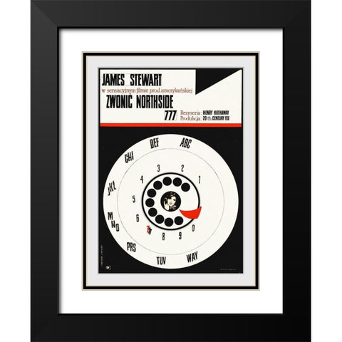 Polish - Call Northside 777 Black Modern Wood Framed Art Print with Double Matting by Hollywood Photo Archive