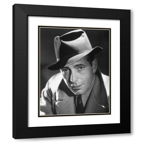 Promotional Still - Humphrey Bogart - The Big Sleep Black Modern Wood Framed Art Print with Double Matting by Hollywood Photo Archive