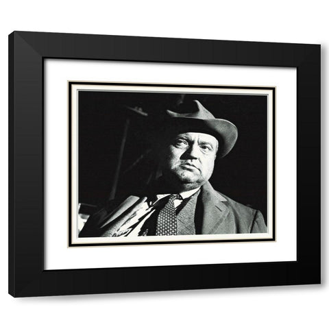 Promotional Still - Orsen Welles - A Touch of Evil Black Modern Wood Framed Art Print with Double Matting by Hollywood Photo Archive