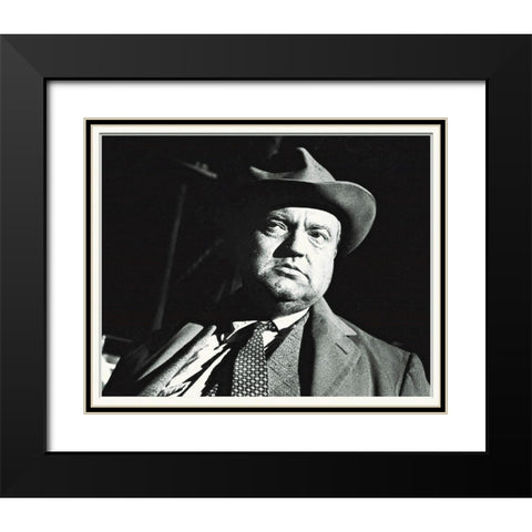 Promotional Still - Orsen Welles - A Touch of Evil Black Modern Wood Framed Art Print with Double Matting by Hollywood Photo Archive