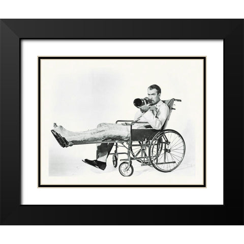Promotional Still - Rear Window Black Modern Wood Framed Art Print with Double Matting by Hollywood Photo Archive