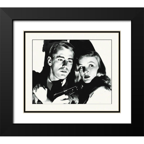 Promotional Still - This Gun For Hire Black Modern Wood Framed Art Print with Double Matting by Hollywood Photo Archive