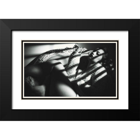 Promotional Stills - Film Noir Genre Black Modern Wood Framed Art Print with Double Matting by Hollywood Photo Archive