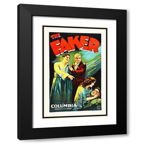 The Faker Black Modern Wood Framed Art Print with Double Matting by Hollywood Photo Archive