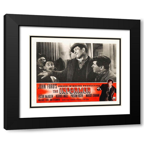 The Informer Black Modern Wood Framed Art Print with Double Matting by Hollywood Photo Archive