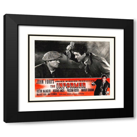 The Informer Black Modern Wood Framed Art Print with Double Matting by Hollywood Photo Archive