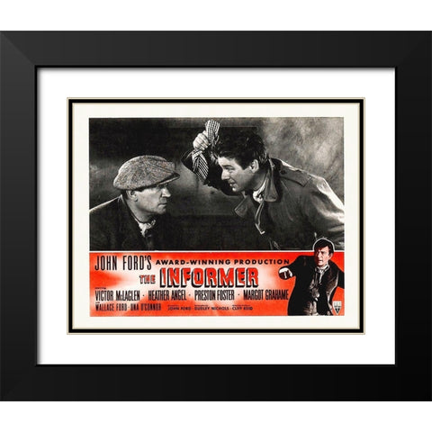 The Informer Black Modern Wood Framed Art Print with Double Matting by Hollywood Photo Archive