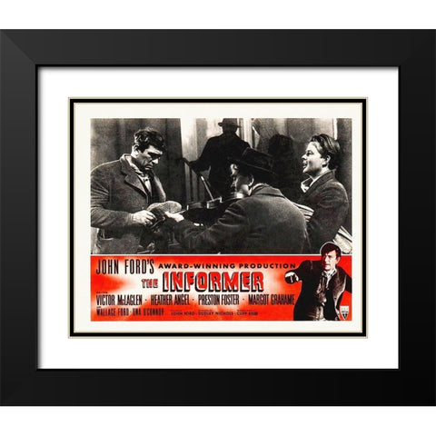 The Informer Black Modern Wood Framed Art Print with Double Matting by Hollywood Photo Archive