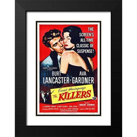 The Killers Black Modern Wood Framed Art Print with Double Matting by Hollywood Photo Archive