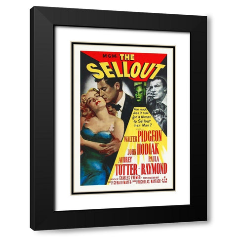 The Sellout Black Modern Wood Framed Art Print with Double Matting by Hollywood Photo Archive