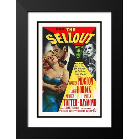 The Sellout Black Modern Wood Framed Art Print with Double Matting by Hollywood Photo Archive