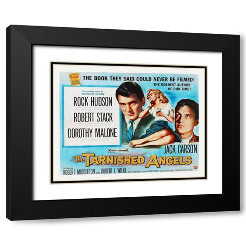 The Tarnished Angels Black Modern Wood Framed Art Print with Double Matting by Hollywood Photo Archive