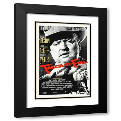 Touch Of Evil Black Modern Wood Framed Art Print with Double Matting by Hollywood Photo Archive