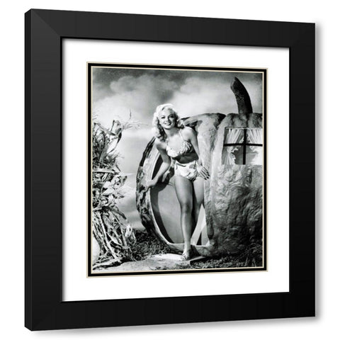 Halloween - Myrna Dell Black Modern Wood Framed Art Print with Double Matting by Hollywood Photo Archive