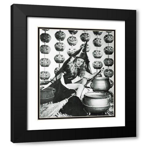 I Married a Witch - Veronica Lake Black Modern Wood Framed Art Print with Double Matting by Hollywood Photo Archive
