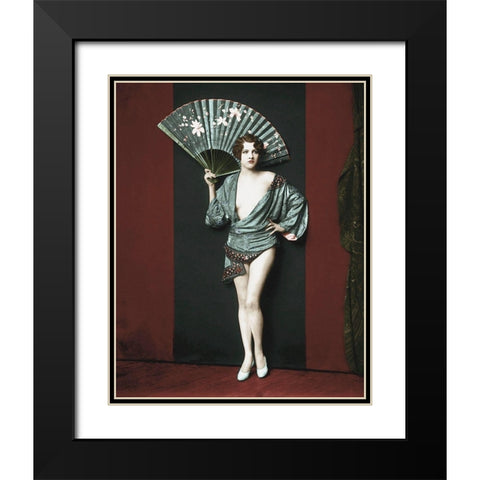 Jean Ackerman Black Modern Wood Framed Art Print with Double Matting by Hollywood Photo Archive