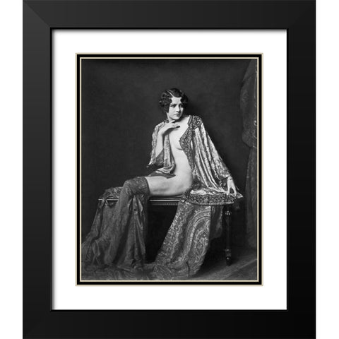 Jean Ackerman Black Modern Wood Framed Art Print with Double Matting by Hollywood Photo Archive