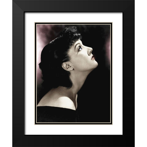 Jean Parker Black Modern Wood Framed Art Print with Double Matting by Hollywood Photo Archive