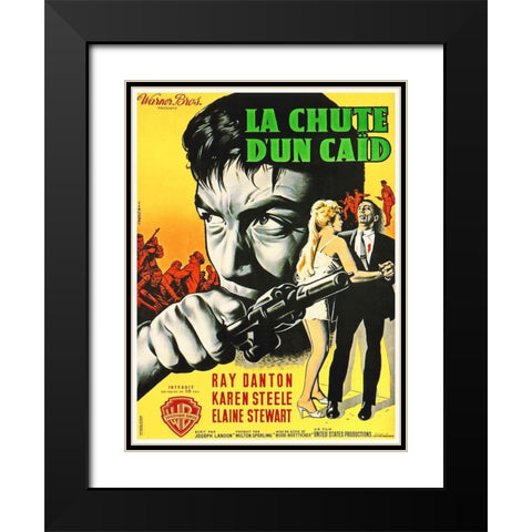 French - The Rise and Fall of Legs Diamond Black Modern Wood Framed Art Print with Double Matting by Hollywood Photo Archive