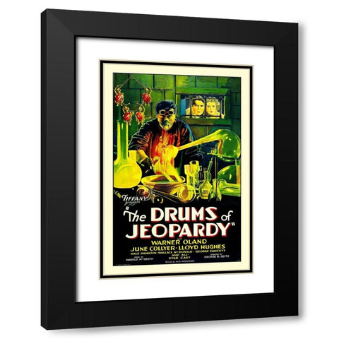 The Drums of Jeopardy Black Modern Wood Framed Art Print with Double Matting by Hollywood Photo Archive