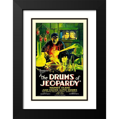 The Drums of Jeopardy Black Modern Wood Framed Art Print with Double Matting by Hollywood Photo Archive