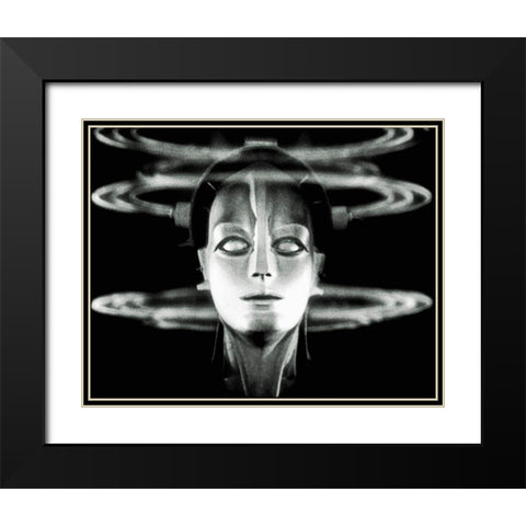 Metropolis - Maschinenmensch - Production Still Black Modern Wood Framed Art Print with Double Matting by Hollywood Photo Archive