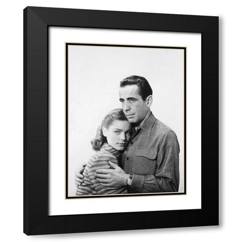 Key Largo - Lauren Bacall Black Modern Wood Framed Art Print with Double Matting by Hollywood Photo Archive